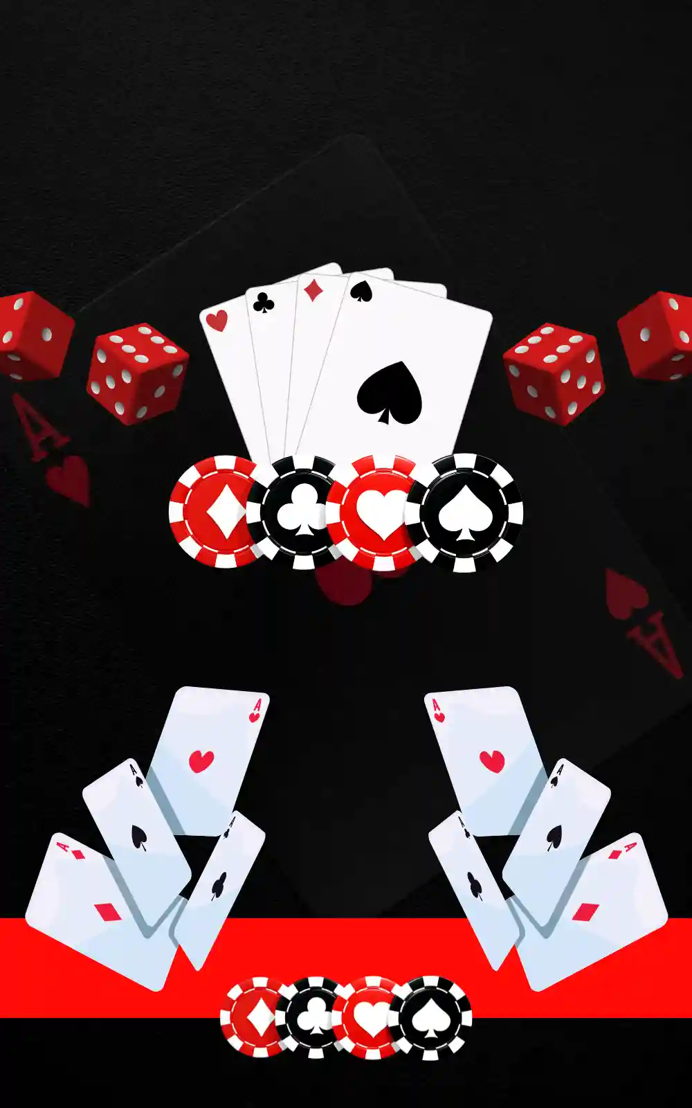Cards and chips
